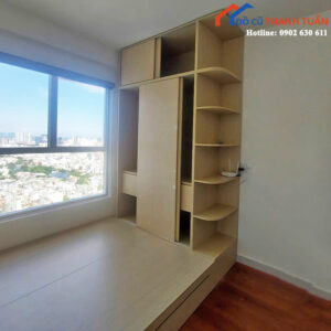 Combo Giường Tủ Cửa Lùa Cũ Tiết Kiệm Diện Tích