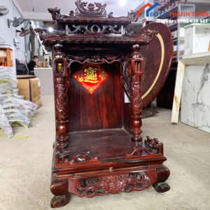 Bàn Thờ Thần Tài Cũ Gỗ Kiểu Cổ Điển Đẹp