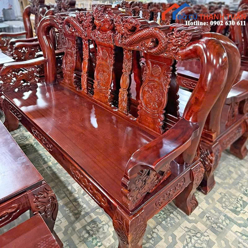 1-1 Thanh Lý Bộ Salon Trạm Ghê Tay 12 Mới 99%