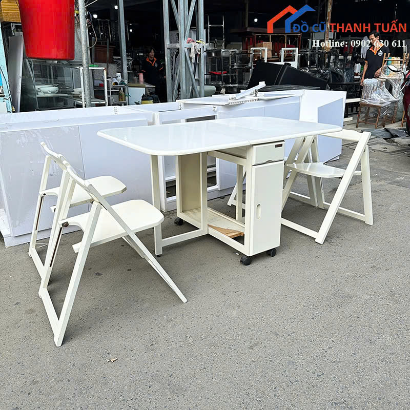 ban-ghe-cf-gap-gon-2 Ghế Gỗ Quán Ăn Nhà Hàng Tồn Kho Thanh Lý