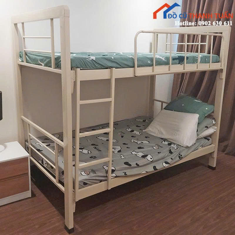 giuong-2-tang Giường Sắt 2 Tầng Cũ Bền Đẹp (Nhiều Màu)
