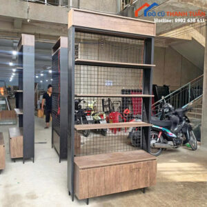 Kệ Siêu Thị Trưng Bày Cũ 1M2x40CM x Cao 2M4