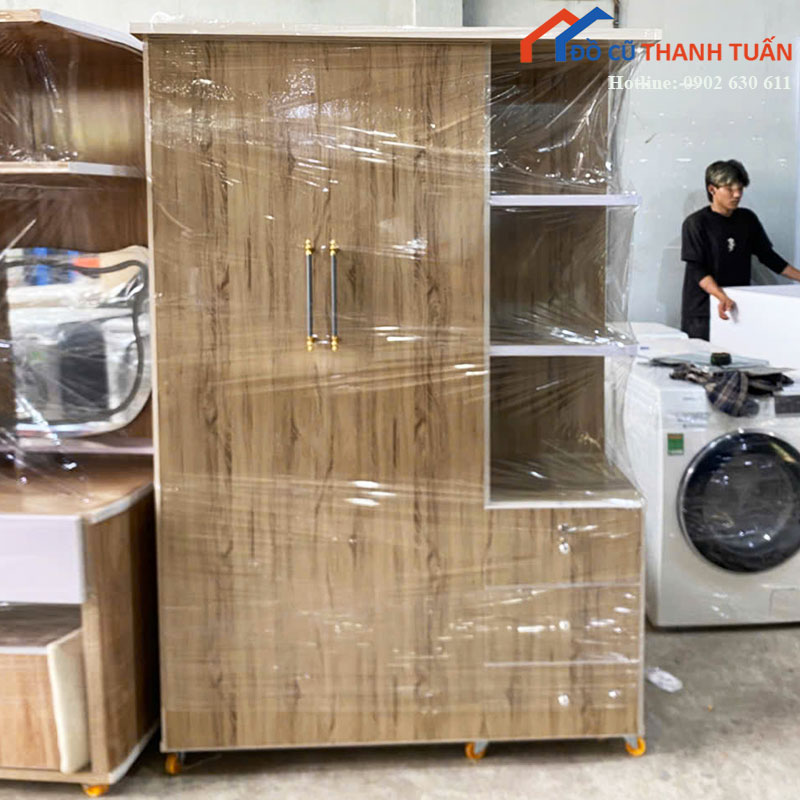 thanh-ly-tu-quan-ao-lien-ke-2-canh-moi-99-nhieu-mau Thanh Lý Tủ Quần Áo Liền Kệ 2 Cánh Mới 99% (Nhiều Màu)