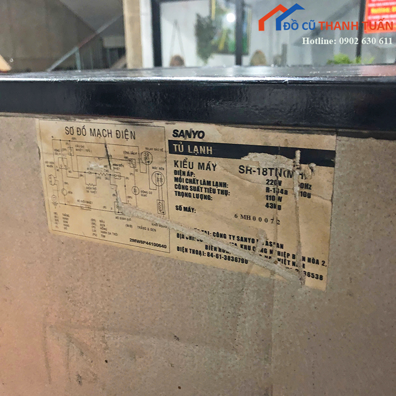 tu-lanh-sanyo-mau-xam-cu-gia-tot-nhieu-mau-4 Tủ Lạnh Sanyo Màu Đen Cũ Giá Tốt (Nhiều Mẫu)