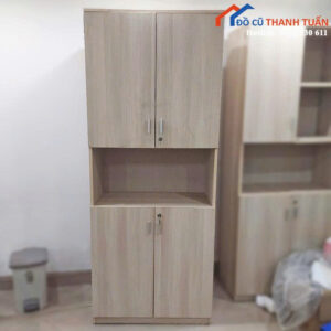 Tủ Hồ Sơ Cũ Màu Xám Kích Thước Cao 2M