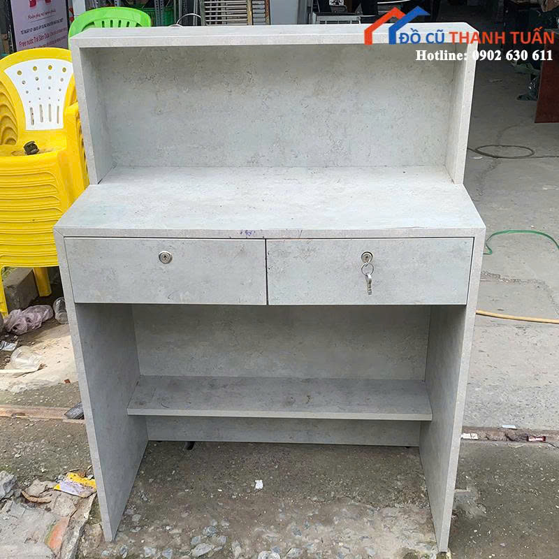 z6687083992939_3f7d65e0a23da0739bbfd66977ead952 Quầy Lễ Tân Xám Cũ Thiết Kế Gọn Gàng (Nhiều Mẫu)