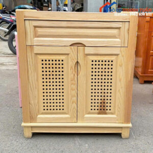 Thanh Lý Tủ Giày Gỗ 2 Cánh Thoáng Khí Mới 99%