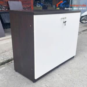 Tủ Cũ Trắng Nâu 90CM Gọn Gàng Đa Năng