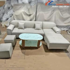 Thanh Lý Bộ Sofa Góc L Sang Trọng Mới 99%