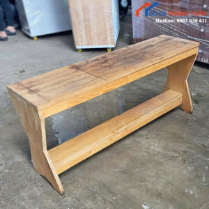 Băng Ghế Gỗ Cũ 1M1 Mộc Mạc Đơn Giản