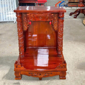 Thanh Lý Bàn Thờ Ông Địa Gỗ Tràm 58CM Mới 99%