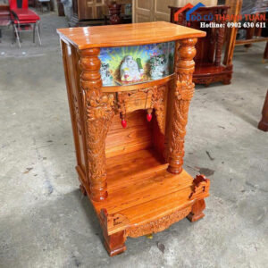 Thanh Lý Bàn Thờ Ông Địa Thần Tài Gỗ Xoan Mới 99%