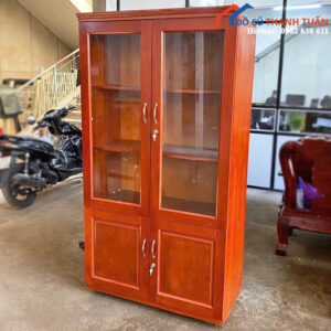 Thanh Lý Tủ Hồ Sơ Gỗ 1M Sang Trọng Mới 99%