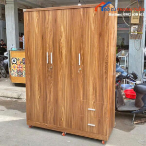 Thanh Lý Tủ Quần Áo Gỗ 1M4 3 Cánh Mới 99% (Nhiều Mẫu)