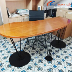 Bàn Làm Việc Văn Phòng Hình Oval Cũ