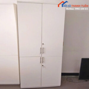 Tủ Hồ Sơ 1M Màu Trắng Cũ Giá Rẻ