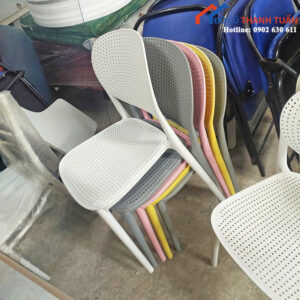 Ghế Nhựa Đơn Cũ Đúc Lỗ (Nhiều Mẫu)