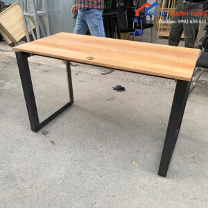 Bàn Làm Việc Cũ 1M2x60CM Chân Sắt Chắc Chắn