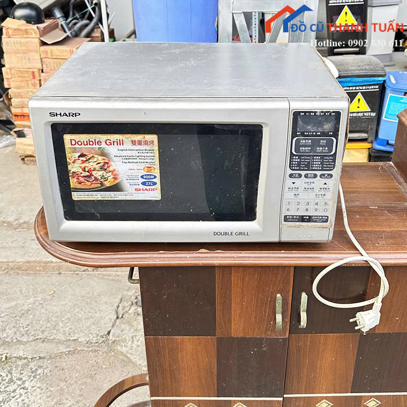 ddl-lo-G600k-1 Lò Vi Sóng Cũ Sharp Thiết Kế Tiện Lợi (Nhiều Mẫu)