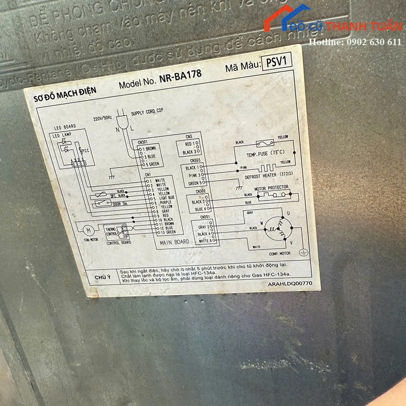 tu-lanh-G2tr8-3 Tủ Lạnh Panasonic Cũ Dung Tích Lớn Chính Hãng