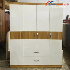 Thanh Lý Tủ Quần Áo Gỗ 1M6 4 Cánh Mới 99%