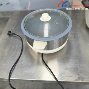 Nồi Lẩu Điện Mini Cũ Nắp Kính Tiện Dụng