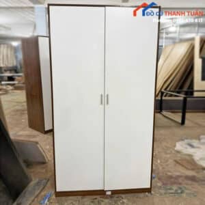 Thanh Lý Tủ Quần Áo 2 Cánh Gỗ Công Nghiệp Mới 99%