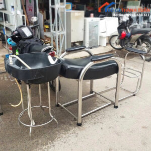 Giường Gội Đầu Cũ Thẩm Mỹ Màu Đen Giá Rẻ