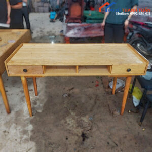 Bàn Làm Việc Gỗ Cũ 1M4x60CM Có Hộc Tiện Lợi