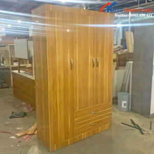 Thanh Lý Tủ Quần Áo Gỗ 3 Cánh 1M2x2M Mới 99%