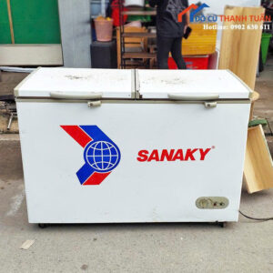 Tủ Đông Sanaky Cũ 2 Ngăn Model VH-365A2 Dung Tích Lớn