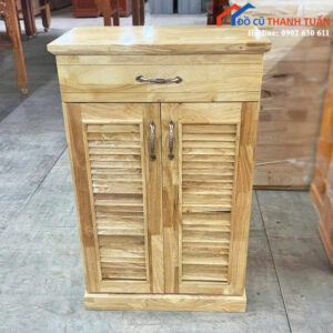 Tủ Giày Dép Gỗ Có 2 Cánh Nhỏ Gọn Mới 99% (Nhiều Mẫu)