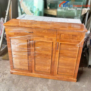 Tủ Giày Dép Gỗ 1M2 Có 3 Cánh Mới 99% (Nhiều Màu)