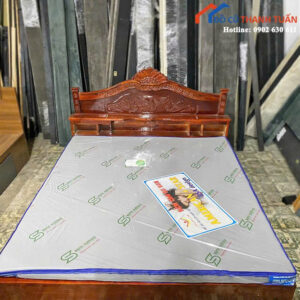 Giường Ngủ Gỗ 1M6X2M Kiểu Dáng Sang Trọng Mới 99%