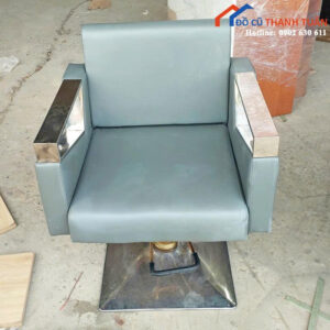 Ghế Cắt Tóc Cũ Màu Xám Da Mịn Giá Rẻ
