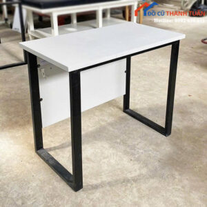 Bàn Làm Việc Cũ Mặt Trắng 90CMx50CM Gọn Nhẹ Giá Rẻ