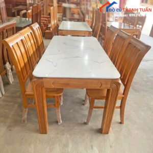 Thanh Lý Bộ Bàn Ăn Gỗ Sang Trọng Mới 99% (Nhiều Mẫu)