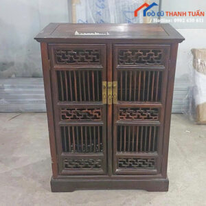 Tủ Giày Gỗ Cũ 70CMx90CM Phong Cách Cổ Điển