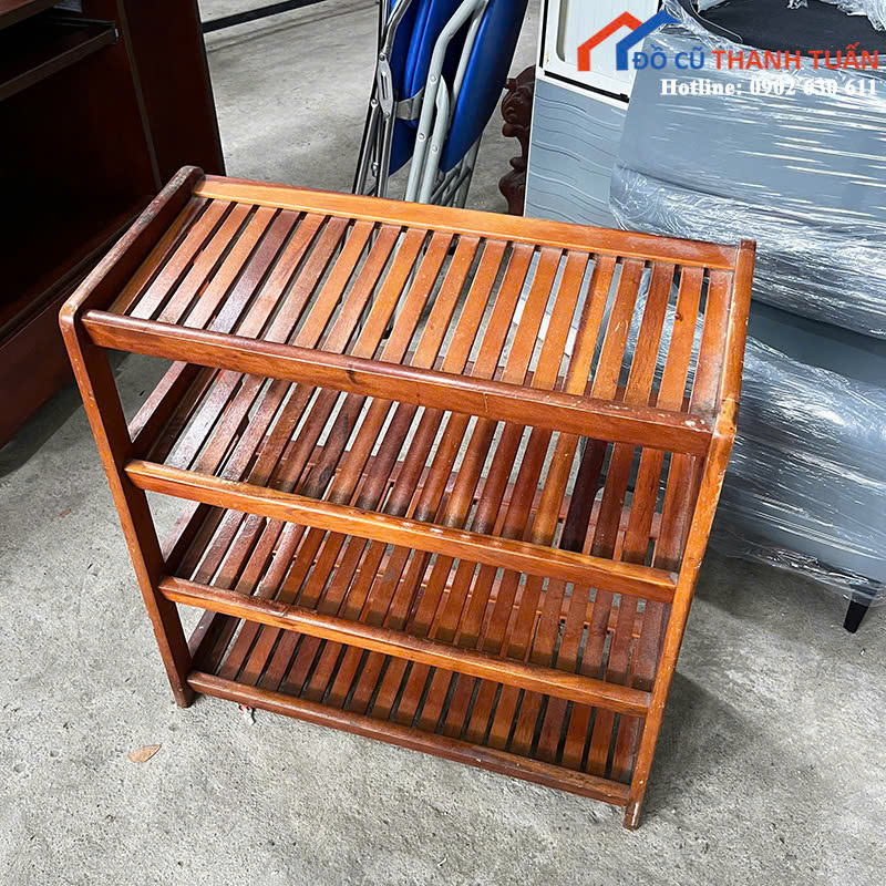 300k-ke-2 Kệ Để Giày Dép Gỗ Cũ Thiết Kế Rộng Rãi (Nhiều Mẫu)