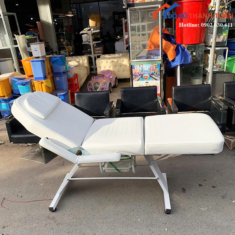 giuong-massage-1m8x61x71-G1tr5-1 Giường Tiêm Filler Cũ 1M8 Màu Trắng Sang Trọng