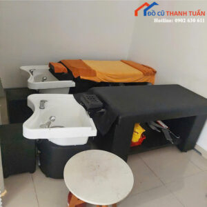 Giường Gội Đầu Cũ Màu Đen Sang Trọng Giá Tốt