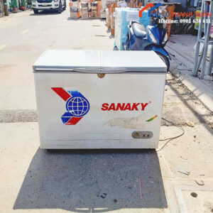 Tủ Đông Sanaky Cũ 2 Cánh Làm Lạnh Sâu Giá Tốt