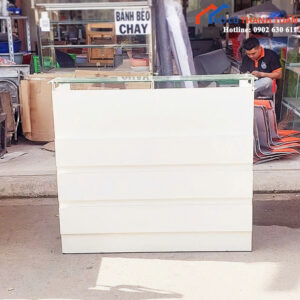 Quầy Lễ Tân Cũ 1M2 Kiểu Dáng Vuông Thanh Lịch Giá Tốt