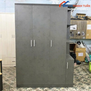 Tủ Quần Áo 1M4x2M Kết Hợp Kệ Trưng Bày Mới 99%