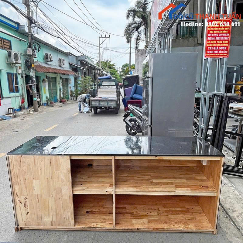 z6886337459488_f3e106e3d888fb6760458b611be20ee3 Quầy Lễ Tân Cũ Mặt Đá Chữ L Hiện Đại (Nhiều Mẫu)