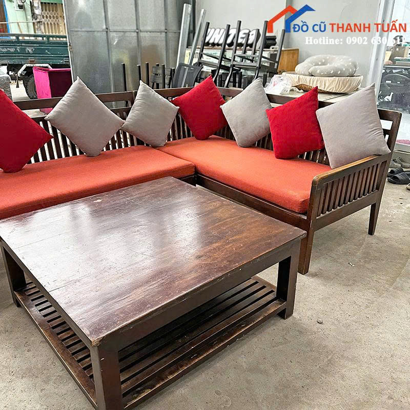 z6891519976926_823fb0f20feb91f87738398ed6bfa57a Bộ Sofa Gỗ Cũ 2M6x1M8 Góc Chữ L Sang Trọng