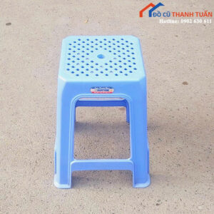 Ghế Ăn Duy Tân Cũ Màu Xanh Chắc Chắn