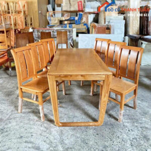 Bộ Bàn Ghế Ăn Thiết Kế Chữ U Mới 99% (Nhiều Mẫu)