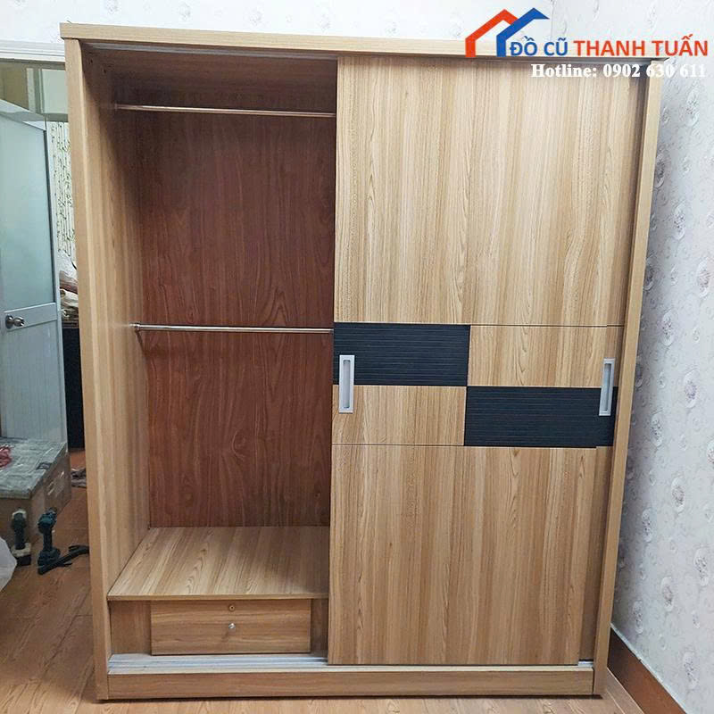 z6895700280250_91ca6299e58e2aa9a5c915d001d71946 Tủ Quần Áo Cũ 1M6x1M95 Có 2 Cửa Lùa Tiện Lợi