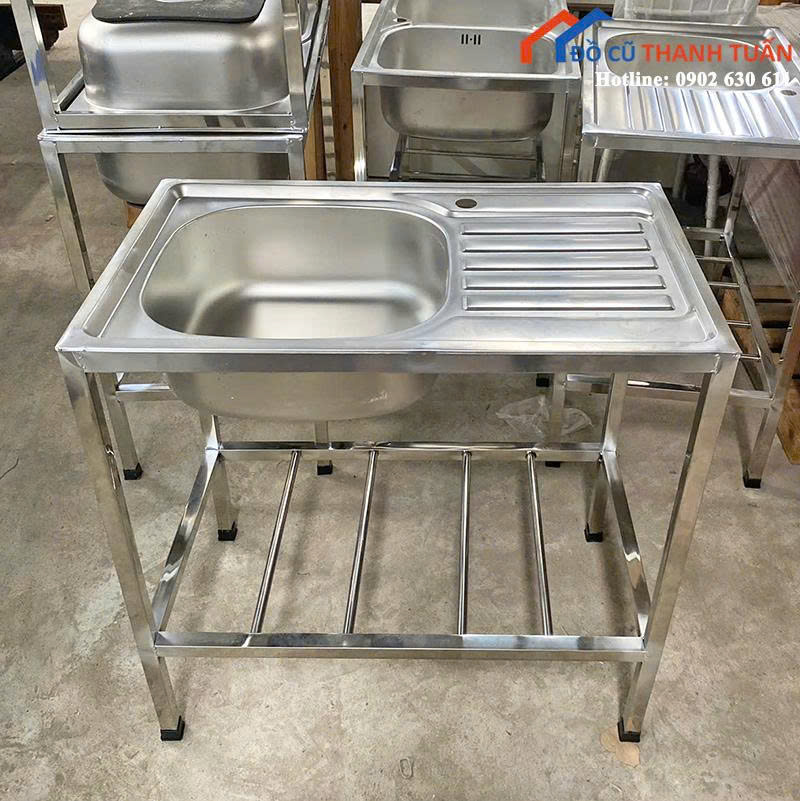 z6896163293218_72ff21b87cd601b588b38d1283001e0b Bồn Rửa Chén Inox Có Kệ Chắc Chắn Mới 99% (Nhiều Mẫu)